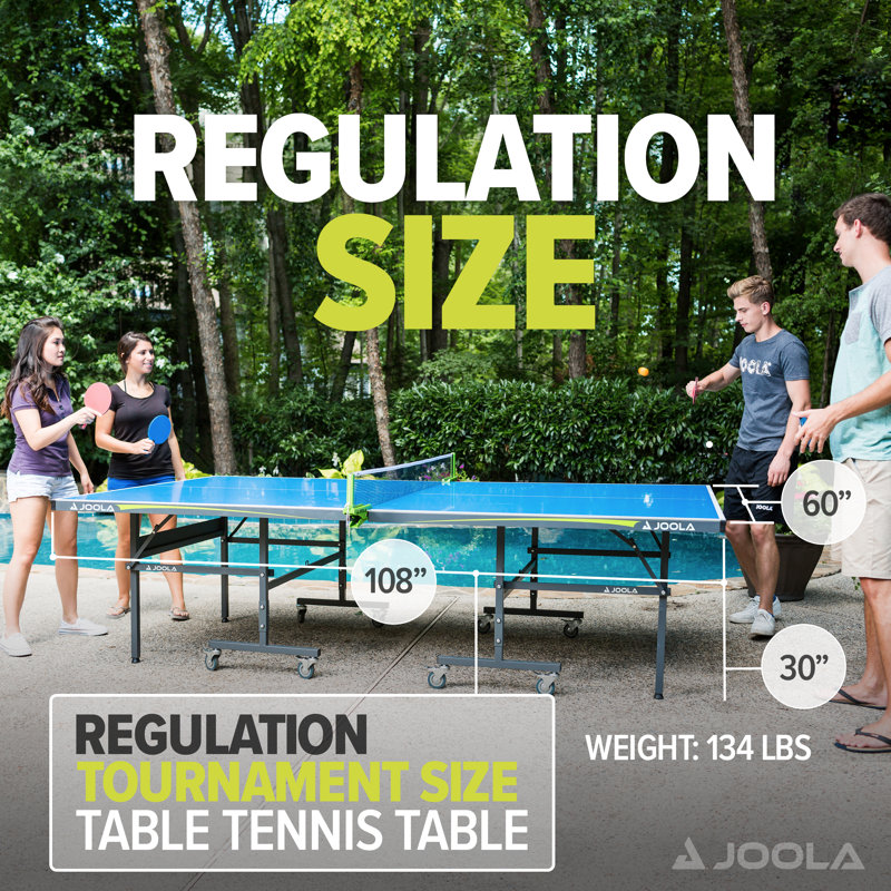 Joola Nova Outdoor Table Tennis Table Foldable Outside Ping Pong